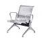 Public Place Cheap Stainless Steel 3-Seater Waiting Chair