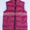2017 new design padded fleece vest womens clothing