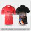 active dye sublimation motor polo 100% polyester casual T shirts gym racing polo jerseys