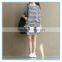 Polo Shirt Design Winter Korean Striped Dresses New Fashion Lady Dress