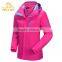 Custom your own logo outdoor hunting climbing jackets for ladies waterproof clothing