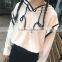wholesale fashion casual blank pullover women hoodies sweater with hood