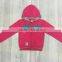 Latest fashion sweet kids' boutique casual sports suit