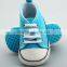 high quality wholesale blue cotton baby shoes made in China