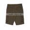 Apparel factory fashion design army green micro cheap chino six pockets sports short pants