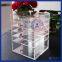 Acrylic makeup drawer