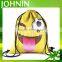 Funny Fashion Custom Design Heat Transfer Printed Emoji Drawstring Bag