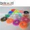 Fashion Factory Price Small Size Transparent Elastic Telephone Wire Hair Band Colorful Hair Accessories