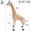 ICTI Customize lifelike plush animal baby toy big giraffe