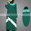 Latest Design Arabic Muslim Kaftan Clothing Sport Type MuslimWear Women Clothing Green Muslim Sportwear Blouse 2016