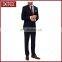 Navy Blue 3 Piece Coat Pant Man Business Fashion Suit