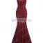 2016 GK Sleeveless Sexy Wine Red Mermaid Hollowed Sequined Prom Dress GK000013-1