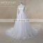 luxury long sleeve real lace wedding gown boho zuhair wedding dress