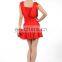 Sexy lace stage performance latin dance dress wear L-7018#
