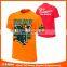 Community events orange casual plain t-shirt