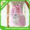 Lovely portable light cotton canvas drawstring bag