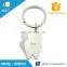 Cheap popular 3d custom shaped keychain metal