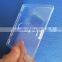 Transparent vertical ID badge heavy duty plastic card holder