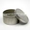 Wholesale screw top lid cylinder aluminium candle tin