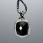 Sterling Silver 925 DY Inspired Smokey Quartz Noblesse Necklace