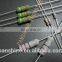 Flameproof 5 Color Carbon composition Fixed Thin Film Resistors