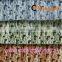 warp knitted polyester short-pile velour fabric with bronzed and back side bonded for sofa