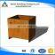 Decorative Corten Steel Planter/ Metal Hanging Flower Pot Stand