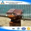 High quality large garden corten steel sculpture made in China