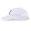 unisex design white baseball hats custom logo