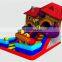 The Monster House cartoon theme inflatable paradise filed for kids
