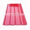 Standard sizes 0.12mm 16 ft black red colored roof panels metal corrugated sheets for sale