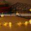 2020 New Arrival Iron Wire Ball String LED Battery Powered Metal Ball String Light