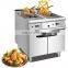 gas electric combination fish and potato chips industrial deep fryer machine