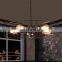 Colorful Chandelier With Ceiling Fan Crystal Pendant Lamp
