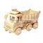 3D wooden puzzle rc truck toy
