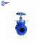 DIN soft seal ductile iron blue gate valve