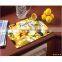 Custom  11*7*0.2'' Vegetable chopping board float glass non slip