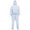 CE EN 14126 14605 13034 13982 Type 3b 4b 5b 6b Isolation Chemical Disposable Suit Medical Protective Coverall Clothing