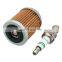 for Spark Plug Oil Filter Tune Up Kit For Yamaha Big Bear 350  Raptor Moto-4 982021