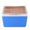 Gint eco friendly wholesale  11L pu foam Food grade OEM insulated cooler box outdoor cooler box with wooden lid