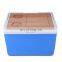 wholesale eco friendly Gint 11L pu foam Food grade OEM insulated outdoor cooler box with wooden lid picnic portable cooler box