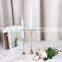 K&B Gold Candlestick Holder Set of 2 Taper Candle Holders Modern Metal Lantern Candle Holder