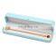 Wholesale Custom Logo Light Blue Pu Leather Jewelry Packaging Wedding Ring Box