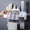 PlasticToothbrush Holder Set Automatic Toothbrush Rack for Bathroom