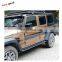 Black 10th Anniversary  side bar for jeep wrangler jk with 4 door
