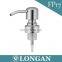 Factory Direct Rose Gold Foam Pump Bottle Sanitiser Dispenser Lotion Collar Pumps With Rose Gold Pump Lid At Good Price