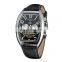 Forsining 597 Hot Sale Tonneau Men Automatic Watches Luxury Brand Date Month Chronograph Mechanical Wrist Watch