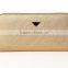 High Quality Fashion Genuine Leather Woman Long Zipper Clutch Wallet for Ladies