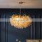 2021 New Round Pendant Lamp Restaurant LED Modern Light Luxury Chandelier Lamp
