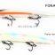 Amazon Hot Sale Plastic flyman minnow Hard Fishing Lures Artificial Bait Luminous Minnow Bait